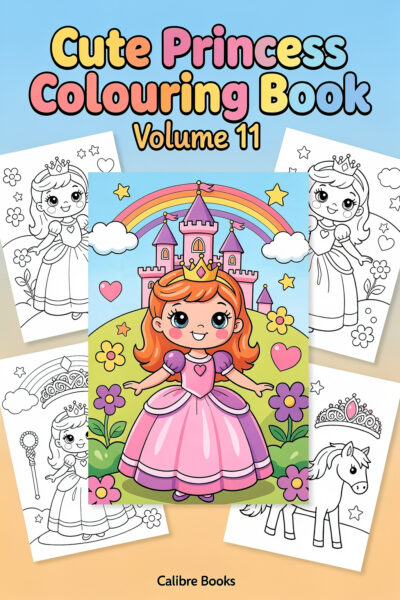 Cute Princess Colouring Book Volume 11