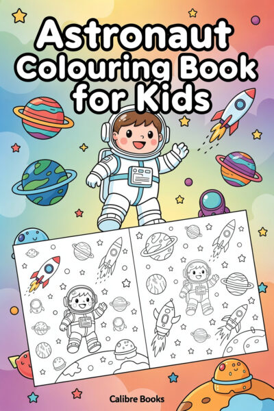 Astronaut Colouring Book for Kids
