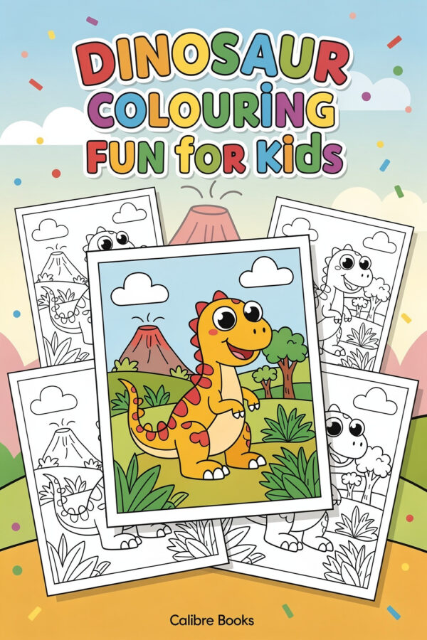 Dinosaur Colouring Fun for Kids