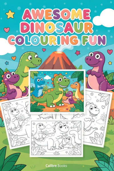 Awesome Dinosaur Colouring Fun
