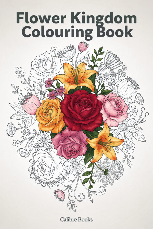 Flower Kingdom Colouring Book