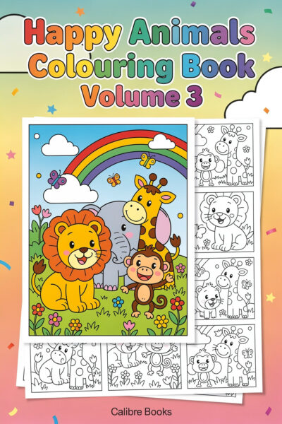 Happy Animals Colouring Book Volume 3