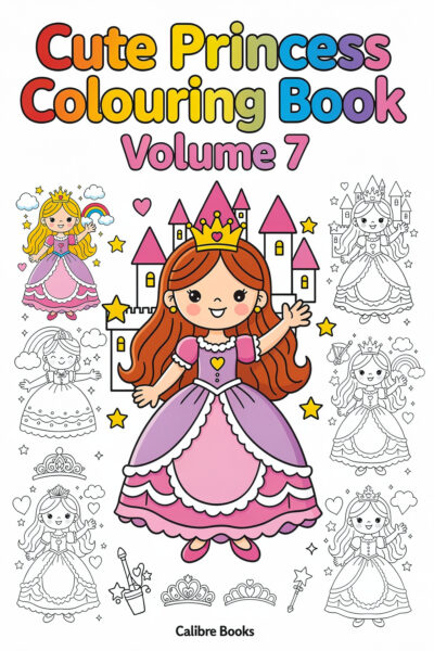 Cute Princess Colouring Book Volume 7