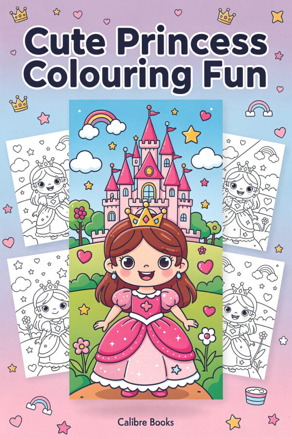 Cute Princess Colouring Fun