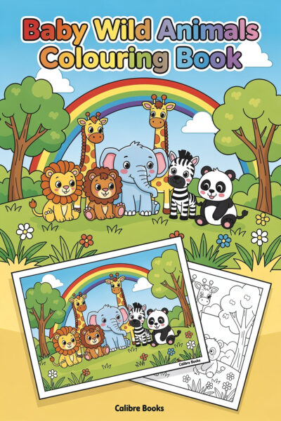 Baby Wild Animals Colouring Book