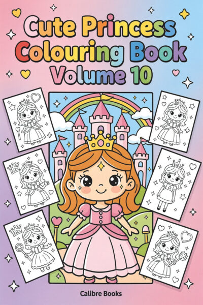 Cute Princess Colouring Book Volume 10
