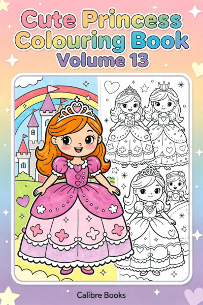 Cute Princess Colouring Book Volume 13