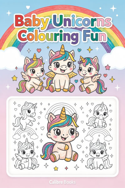 Baby Unicorns Colouring Fun