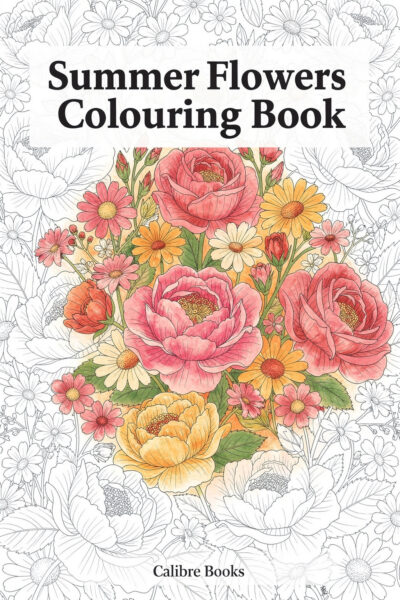 Summer Flowers Colouring Book