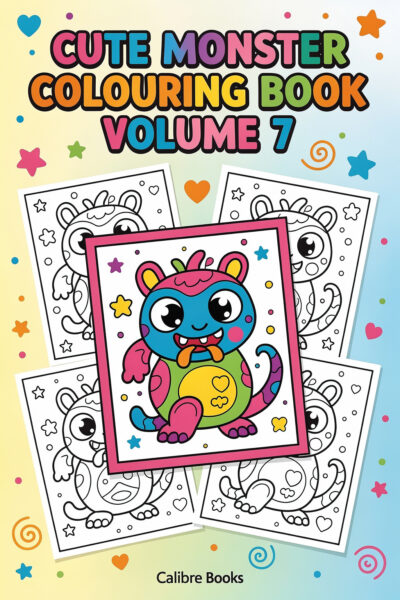 Cute Monster Colouring Book Volume 7