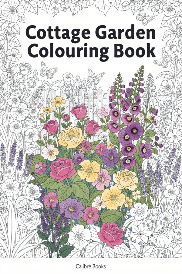 Cottage Garden Colouring Book