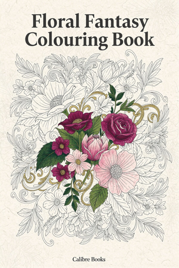 Floral Fantasy Colouring Book