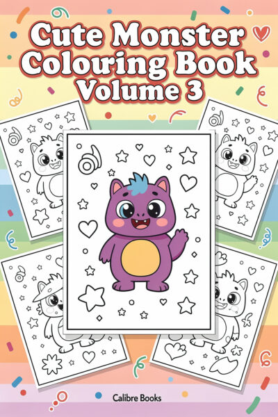 Cute Monster Colouring Book Volume 3