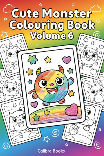 Cute Monster Colouring Book Volume 6