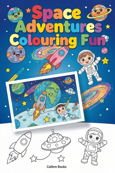Space Adventures Colouring Fun