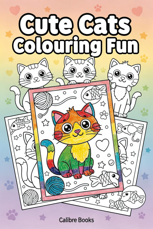 Cute Cats Colouring Fun