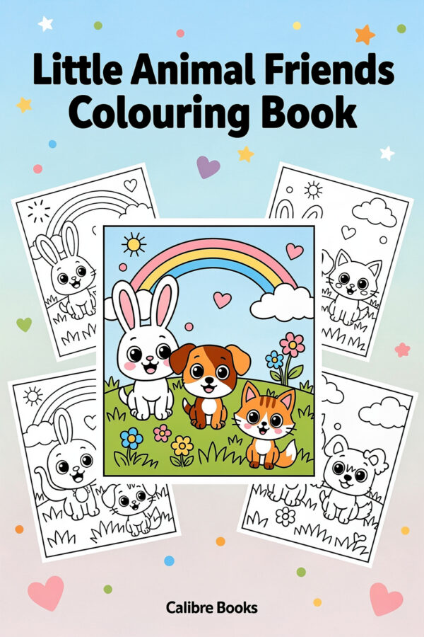 Little Animal Friends Colouring Book