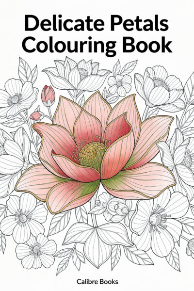 Delicate Petals Colouring Book