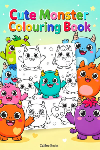 Cute Monster Colouring Book