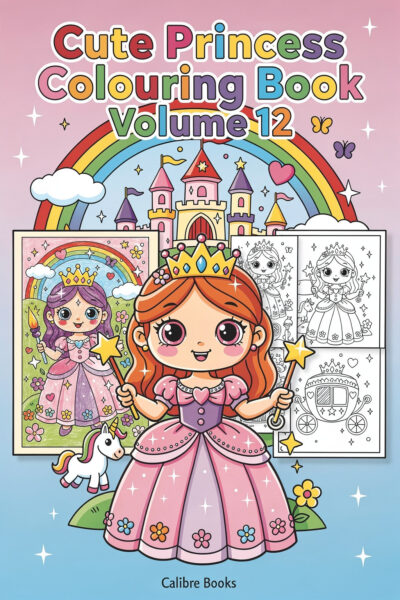 Cute Princess Colouring Book Volume 12