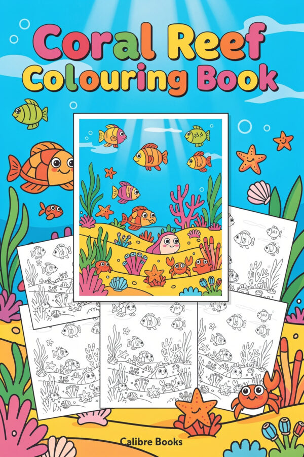 Coral Reef Colouring Book