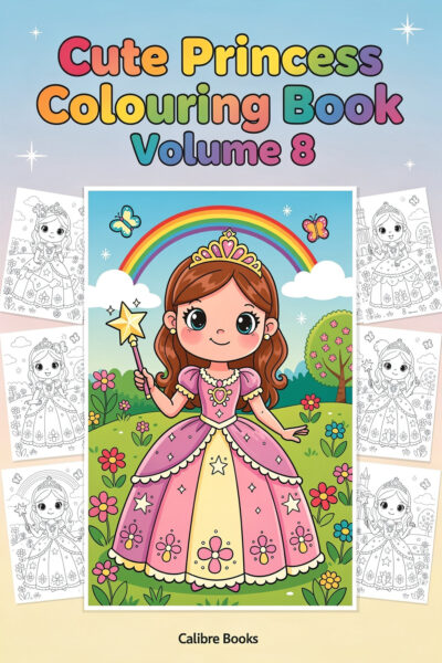 Cute Princess Colouring Book Volume 8
