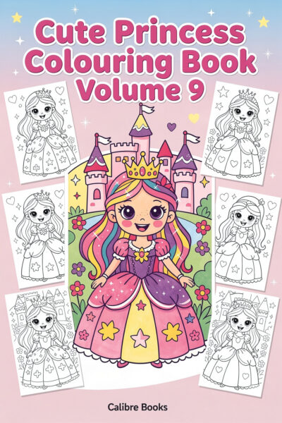 Cute Princess Colouring Book Volume 9