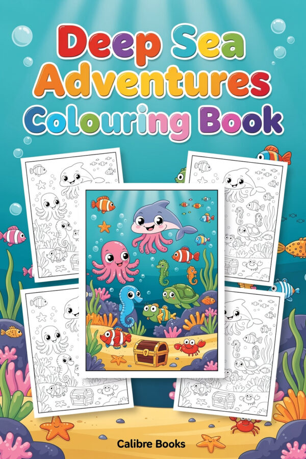 Deep Sea Adventures Colouring Book