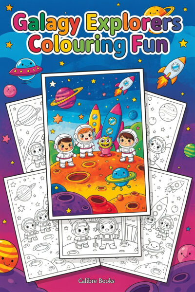 Galaxy Explorers Colouring Fun