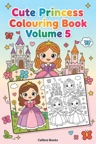 Cute Princess Colouring Book Volume 5