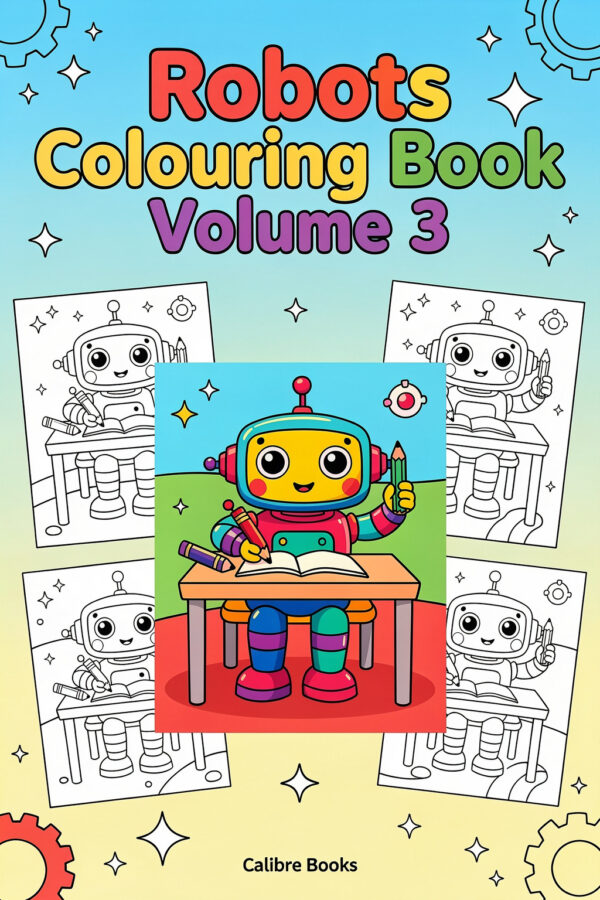 Robots Colouring Book Volume 3