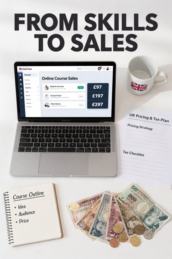 From Skills to Sales: Crafting Profitable Online Courses in the UK