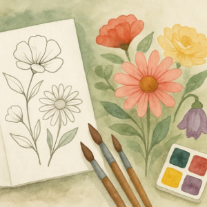 How to Blend Coloured Pencils for Realistic Petal Gradients